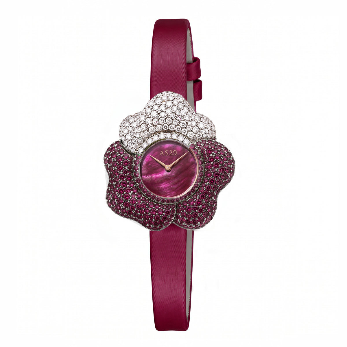 BLOOM Pink WATCH with White and PINK MOTHER OF PEARL DIAL