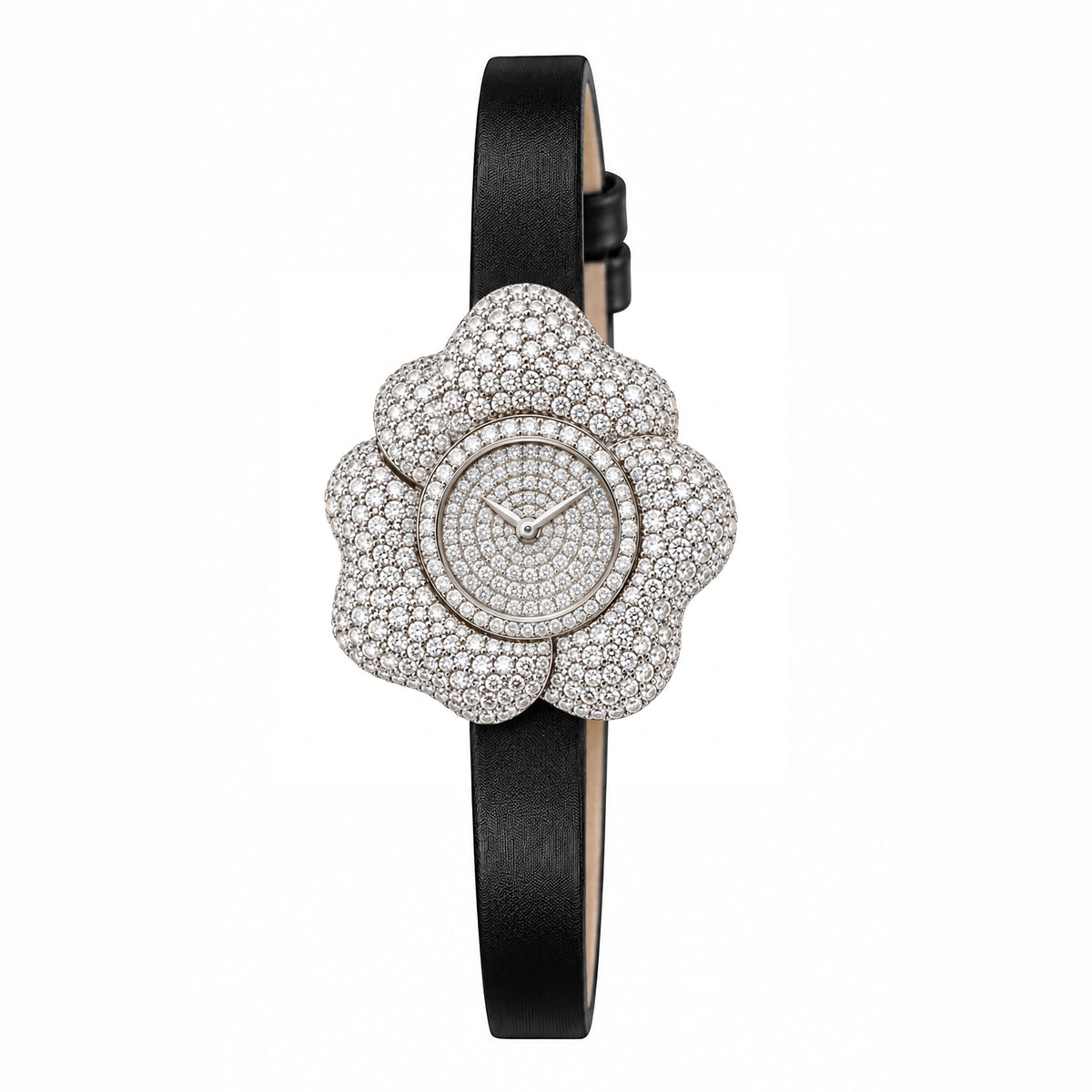 BLOOM White Diamonds WATCH with pave DIAL