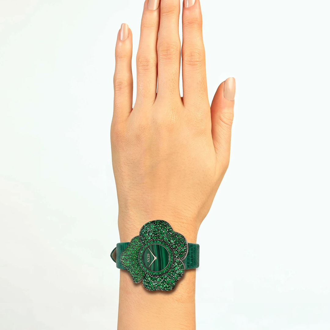 BLOOM Green WATCH MALACHITE DIAL