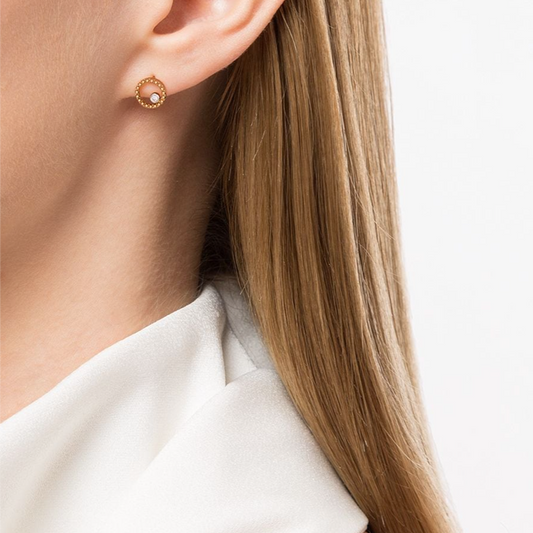 Round Beading Earrings