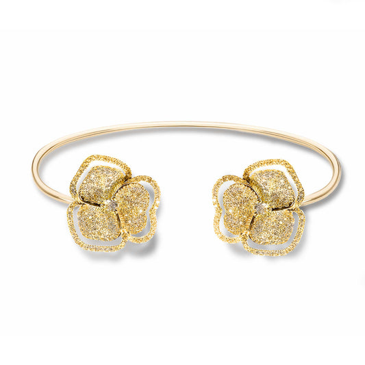Bloom Small Halo  Diamond Bangle