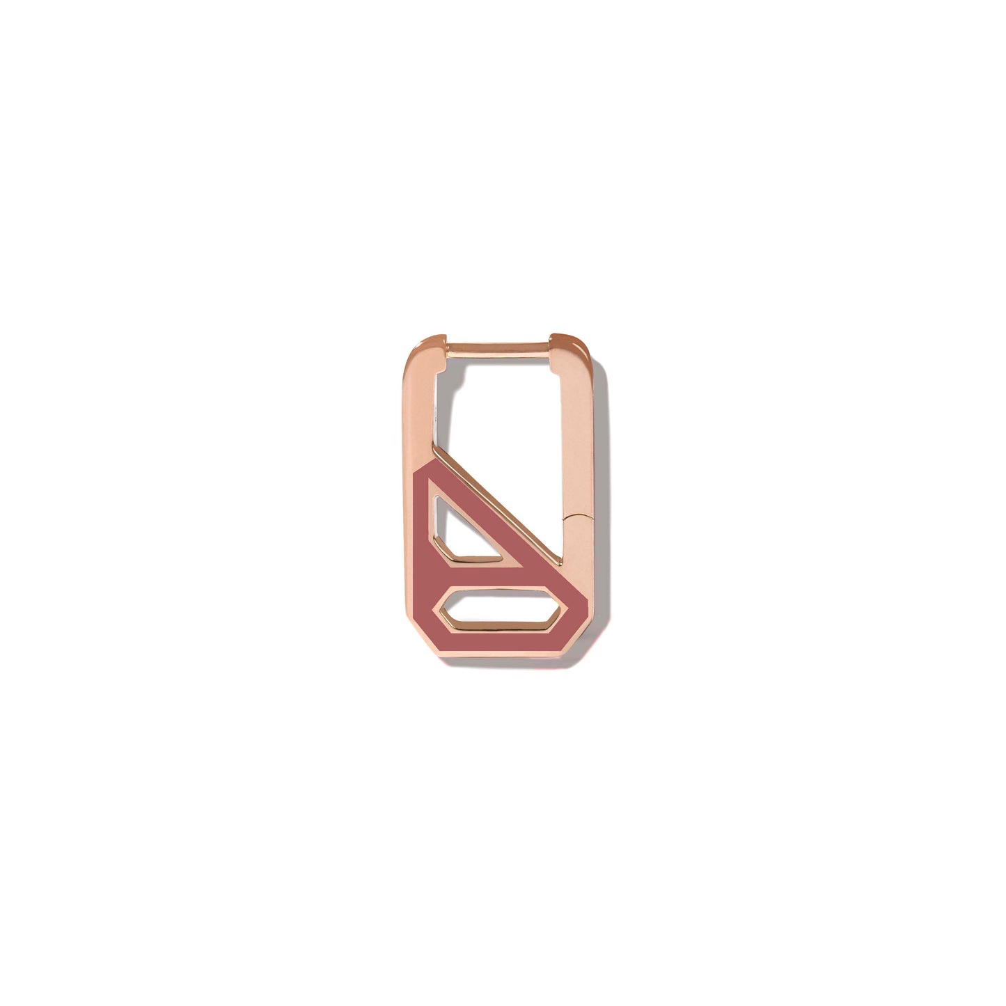 DNA Berry Crush Enamel Rectangle Single Earring
