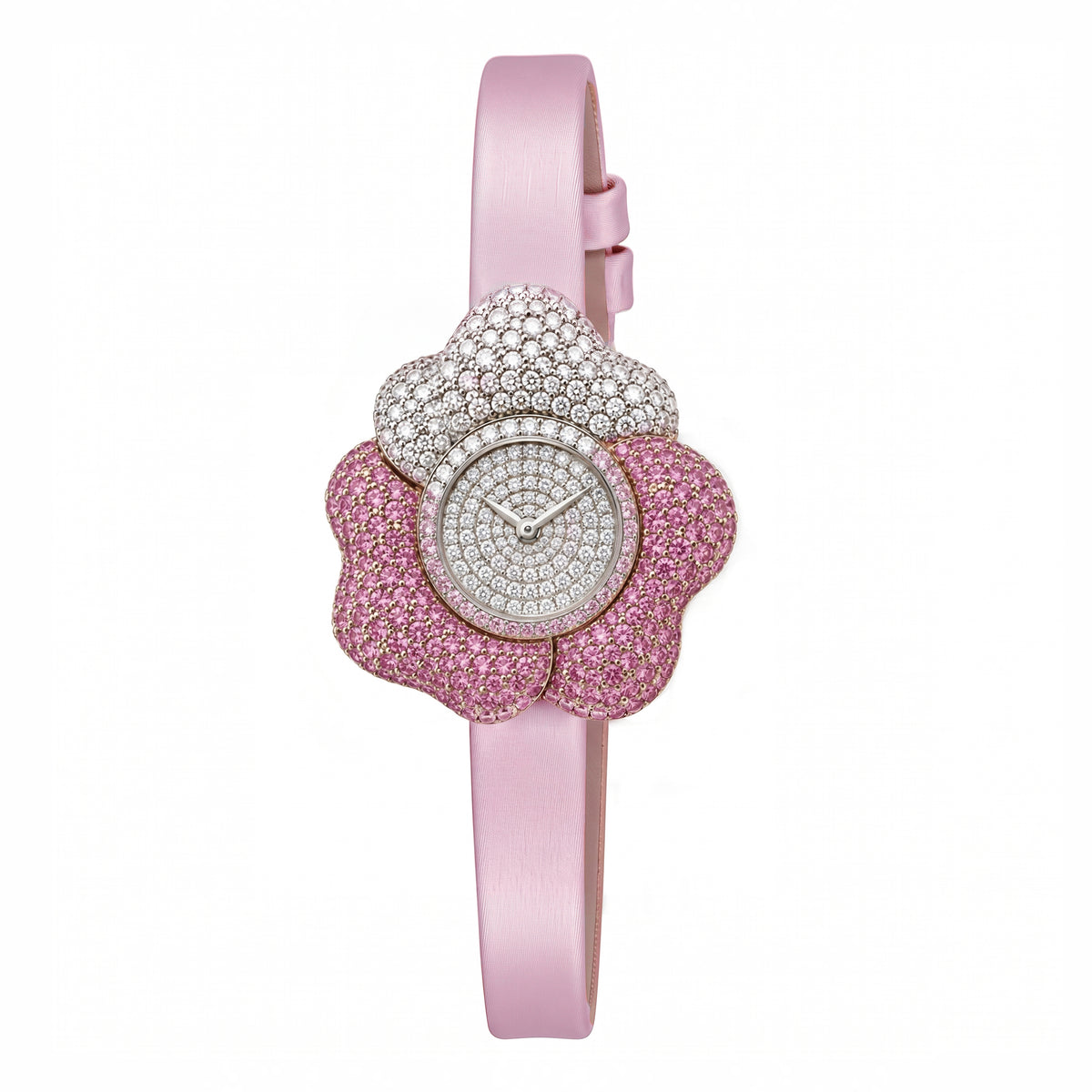 BLOOM Light Pink WATCH with Pave DIAL