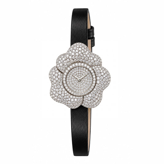 BLOOM White Diamonds WATCH with pave DIAL