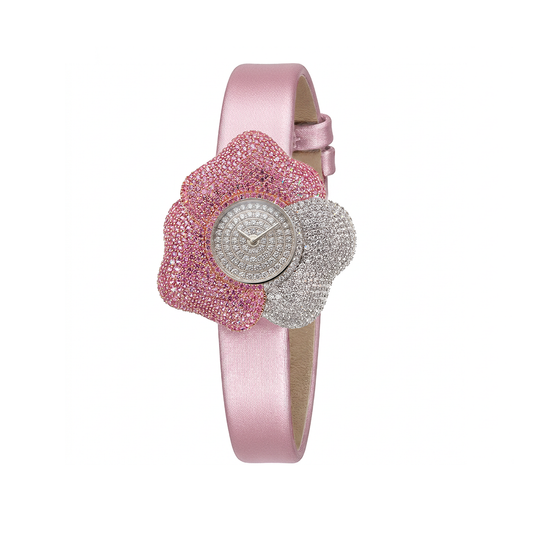 BLOOM Light Pink WATCH with Pave DIAL