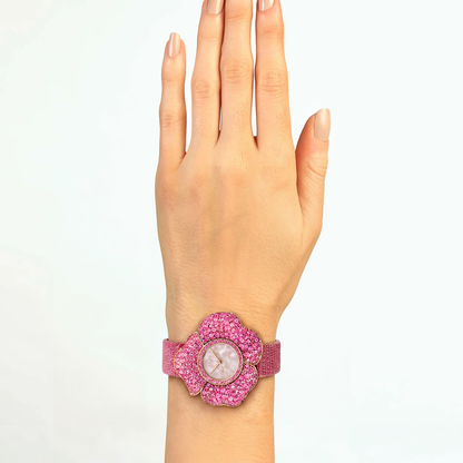 BLOOM Light Pink WATCH with PINK MOTHER OF PEARL DIAL