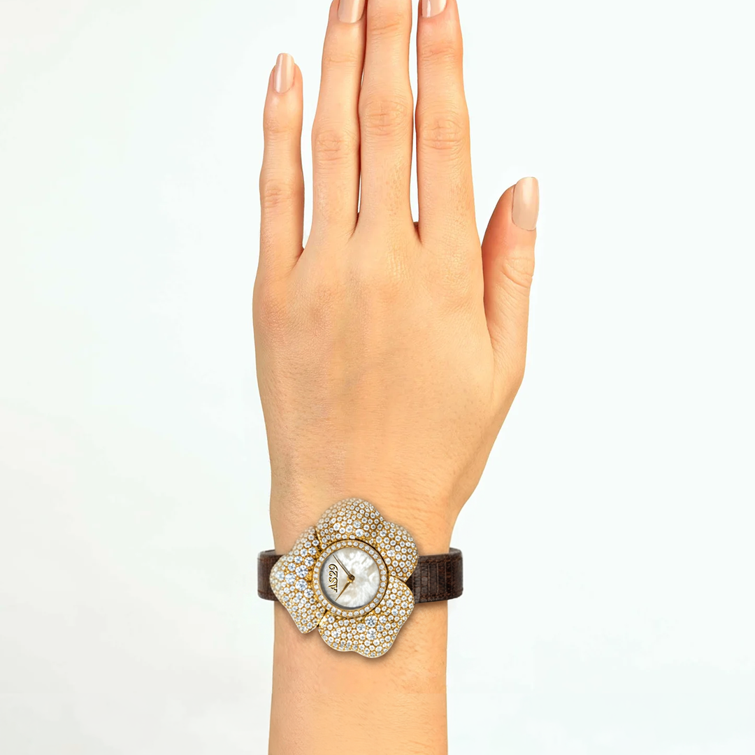 BLOOM White Diamonds WATCH with MOTHER OF PEARL DIAL