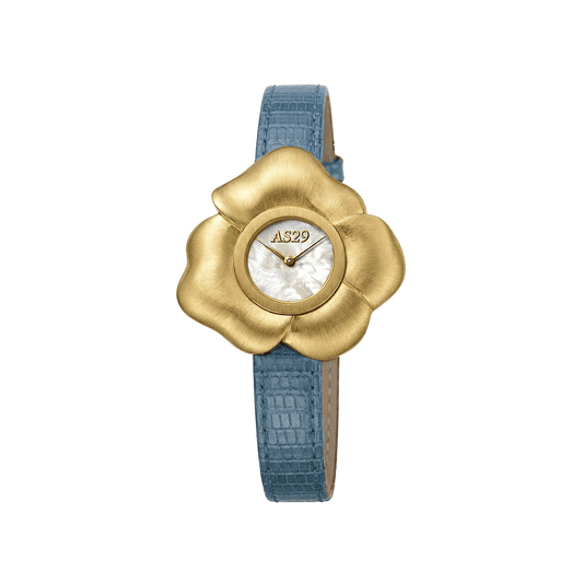 BLOOM Brushed Gold  WATCH with MOTHER OF PEARL DIAL