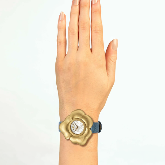 BLOOM Brushed Gold  WATCH with MOTHER OF PEARL DIAL