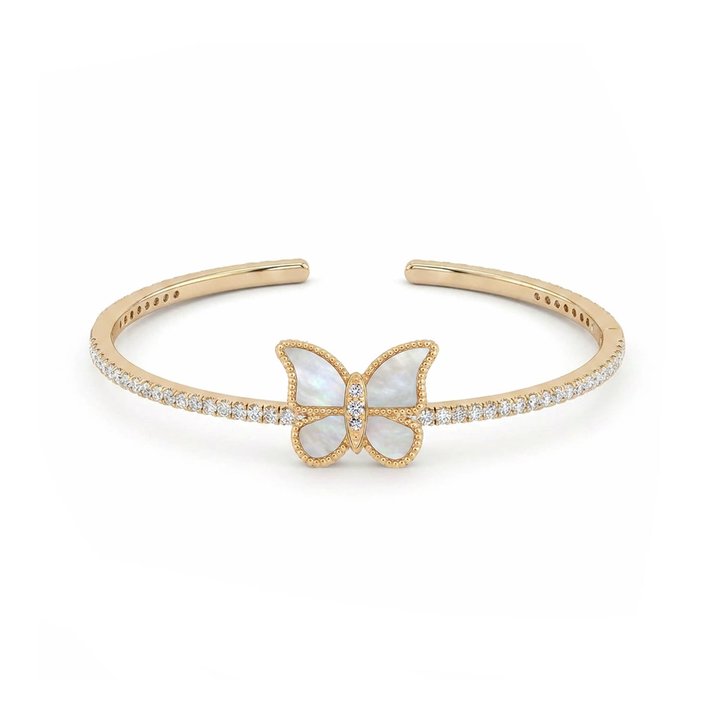 Butterfly Hand Bangle MOP Small