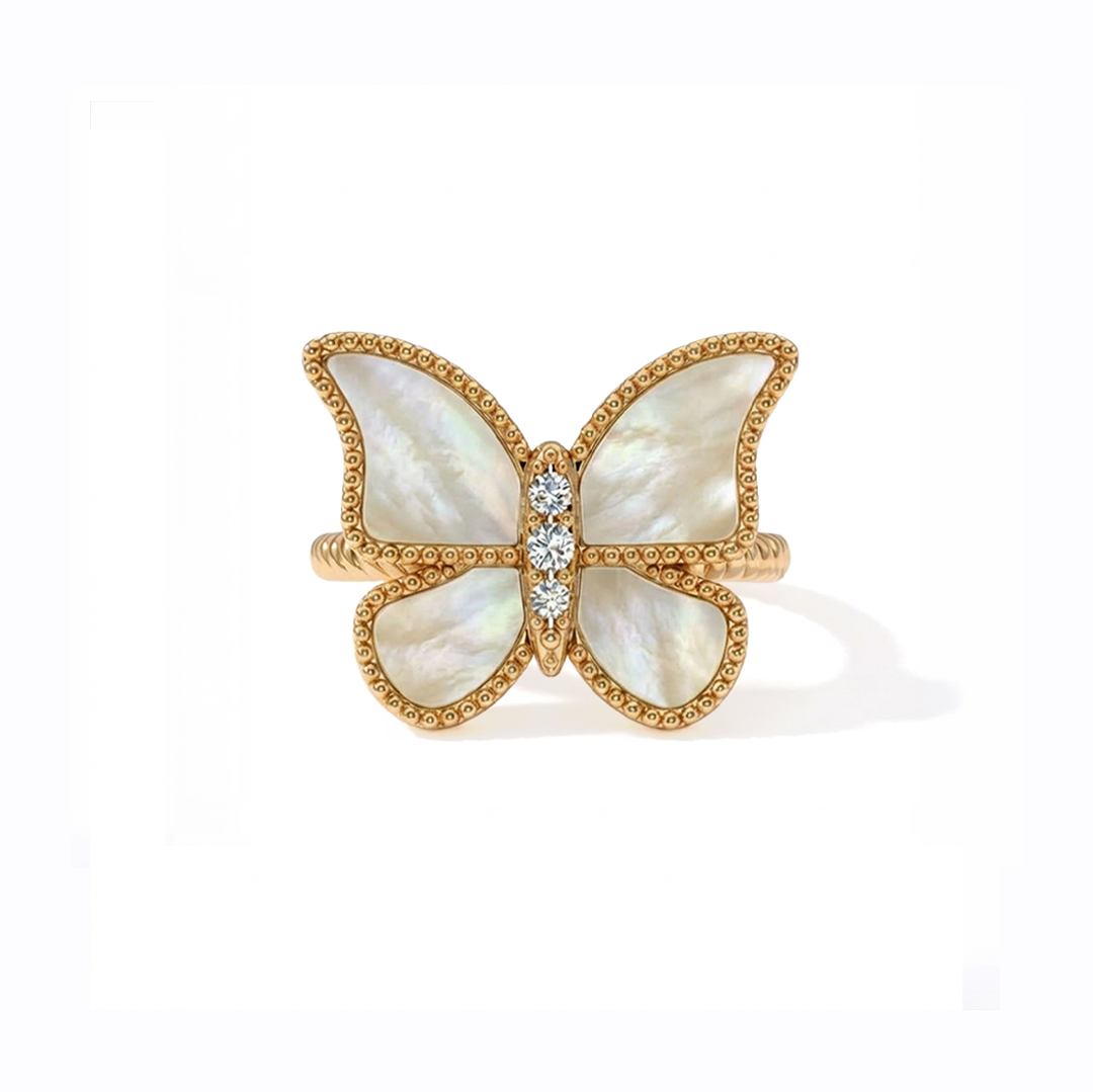 Butterfly Ring MOP Large