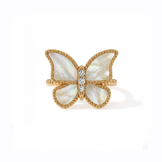 Butterfly Ring MOP Large