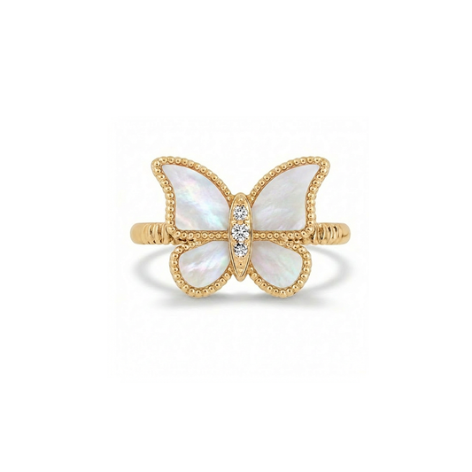 Butterfly Ring MOP Small
