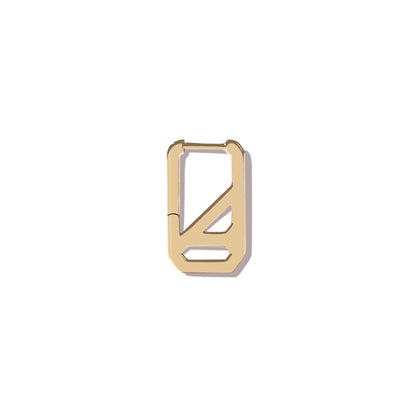 DNA Pave Rectangle Single Earring