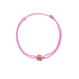 Bloom Petit Flower Light Pink Sapphires String Bracelet in Rose Gold