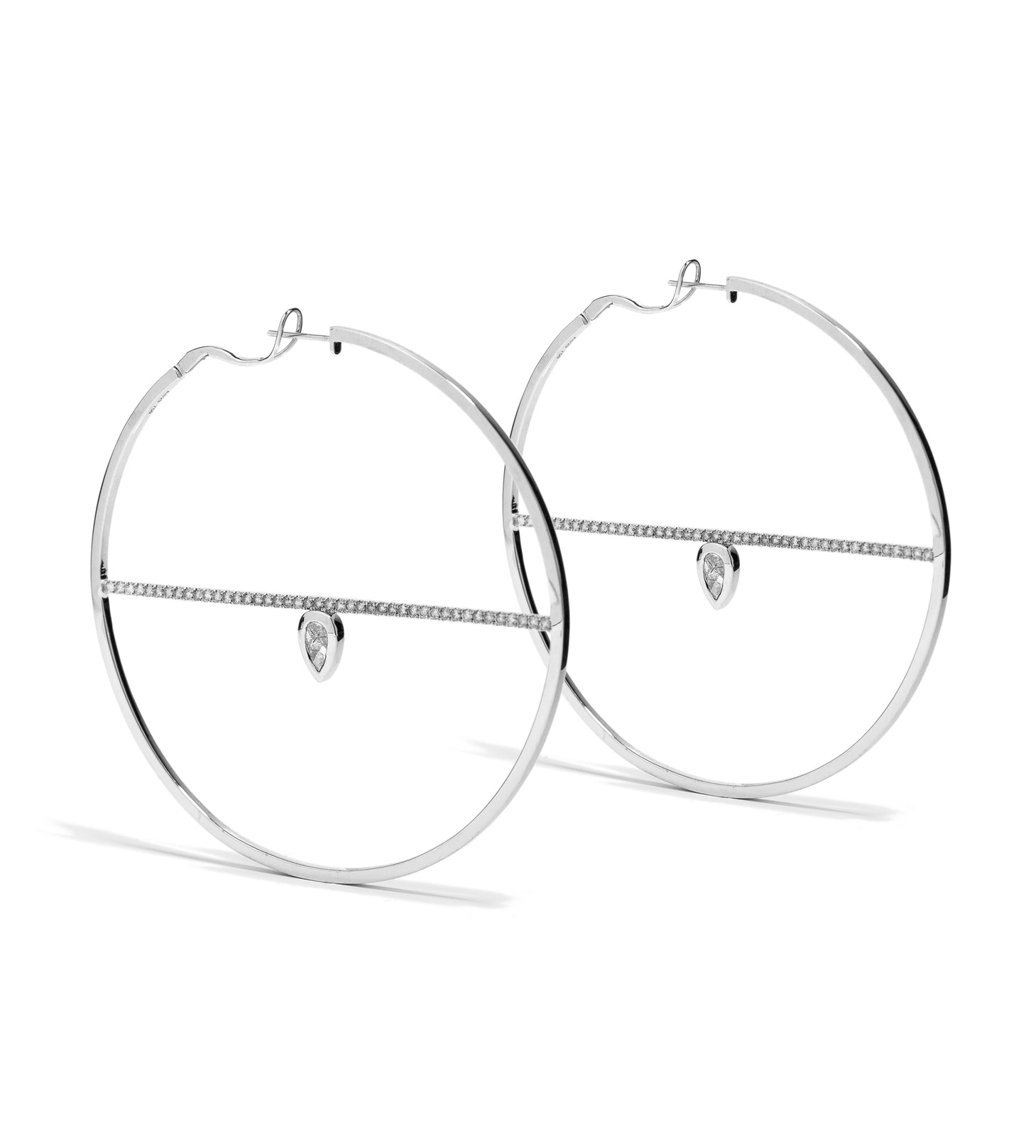 Calvet Illusion Diamond in Black Gold  Spoke Hoop