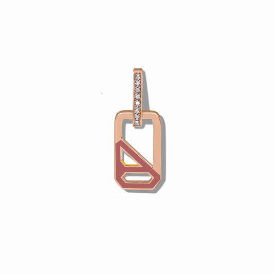 DNA Berry Crush Enamel Single Drop Earring