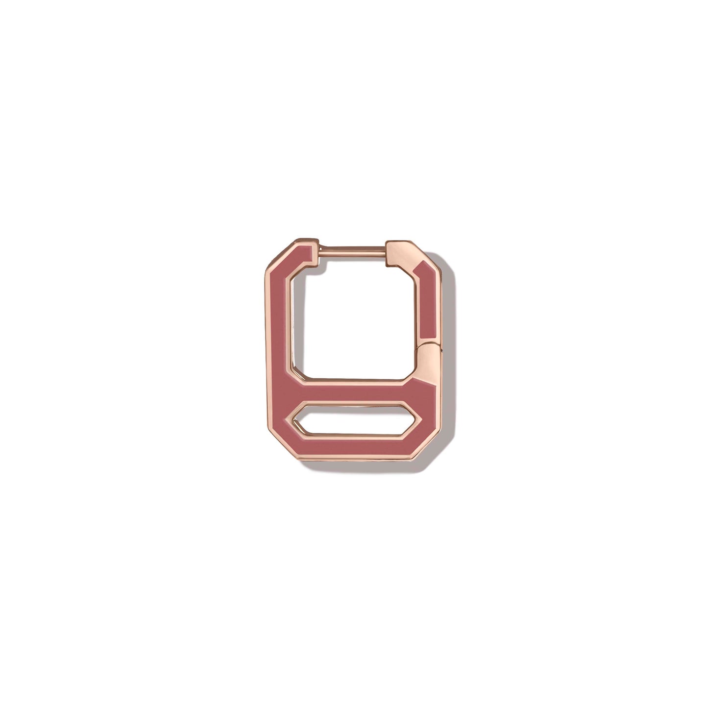 DNA Berry Crush Enamel Single Earring  in Rose Gold