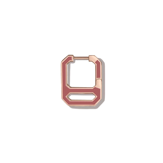 DNA Berry Crush Enamel Single Earring  in Rose Gold