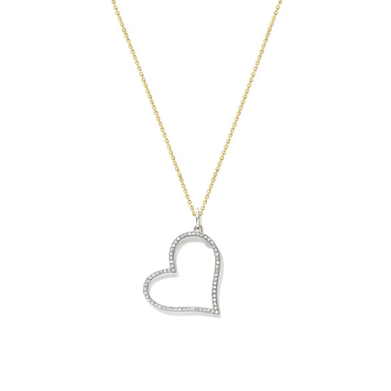 Rose Gold Infinity Heart Pendant with Link Chain – GIVA Jewellery